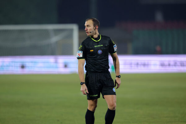 IPA68997823 - Referee Gavini Simone during Italian Coppa Italia Serie C, match Ternana Calcio vs Union Brescia, 10 December 2025 at the Liberati stadium in Terni Italy (Photo by Luca Marchetti/LiveMedia)  during  Ternana vs Union Brescia, Italian football Coppa Italia Serie C match in Terni, Italy, December 10 2025